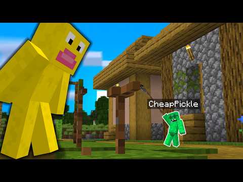 Hiding as Different Sizes in Minecraft