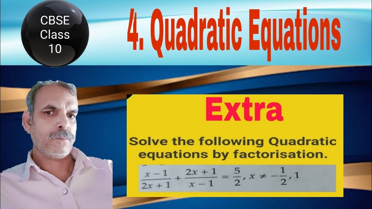 Solve the equation by factorisation x-1/2x+1 + 2x+1/x-1 = 5/2