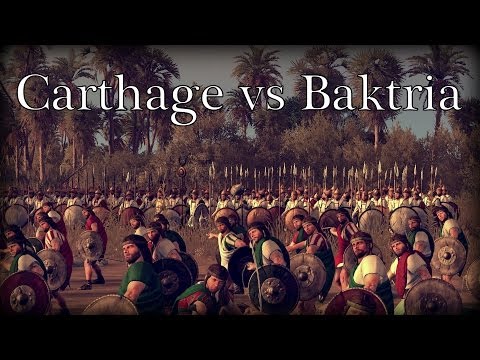Total War Rome 2 Online Battle Video 15 Carthage vs Baktria