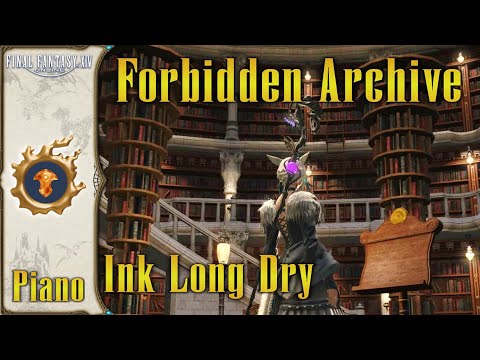 Old Sharlayan Library Forbidden Archive Theme - "Ink Long Dry" Piano | FFXIV Endwalker Music #FFXIV