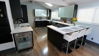 preview picture of video 'Modern Kitchen Remodel with Sophia Cabinets in San Clemente by APlus Interior Design & Remodeling'