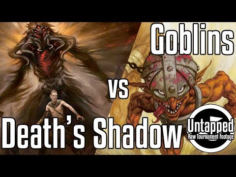 Death's Shadow VS Goblins | Legacy Magic: the Gathering Raw Tournament Footage | Untapped