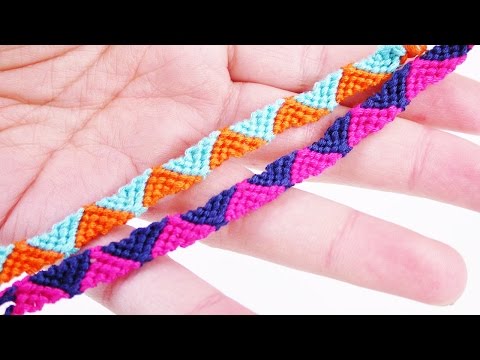 DIY bracelet knotting | Great friendship bracelet with triangles | easy & quick | Trend