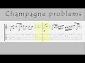 Taylor Swift - champagne problems - Easy Guitar TAB Tutorial