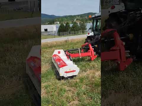 First Use of the Brand New GIEMME BCM 180 Flail Mower With Lamborghini Spire Trend 90.4
