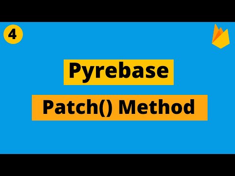 Python With Firebase Patch Method Pyrebase Tutorial