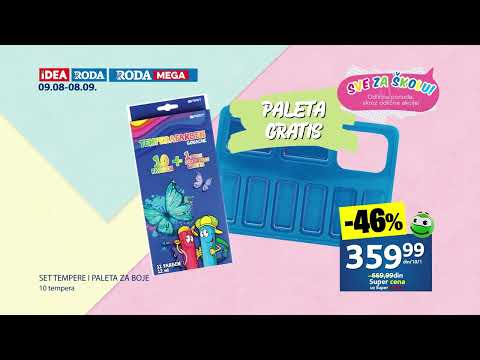 IDEA RODA I Sve za školu 09.08 - 08.09.2024.