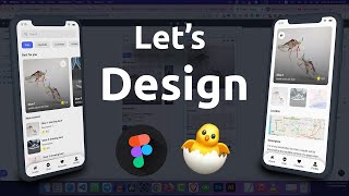 Let's design a App UI 🐣 only for beginners | Figma tutorial | Expert Azi