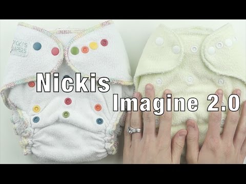 Nickis VS Imagine 2.0 OS Fitted Cloth Diaper Review - Cloth diaper comparison