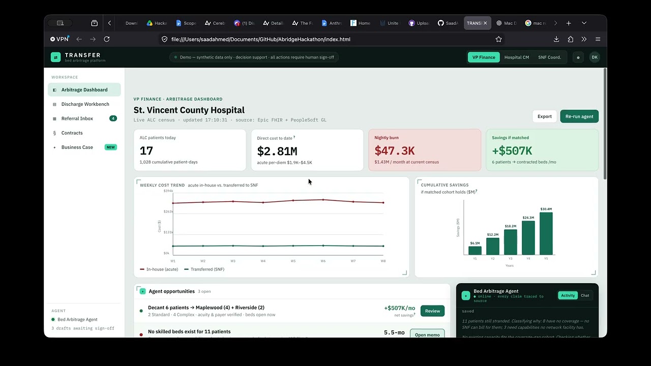 TRANSFER project preview