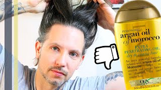 TEST ORGANIX HAARÖL | OGX RENEWING ARGAN OIL OF MOROCCO FÜR DEN MAN BUN? BITTE NICHT! – GREY YOUNG