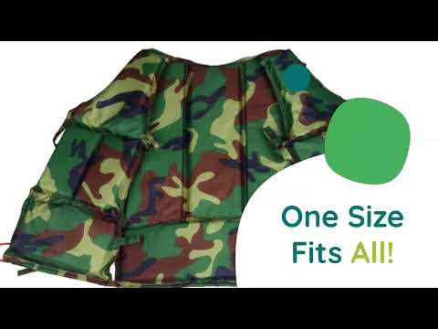 Diving | Camouflage Life Vest with Whistle