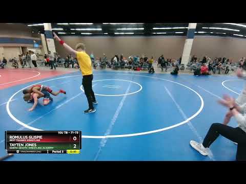 71-73 Lbs Round 3 - Romulus Glispie, Best Trained Wrestling Vs Tayten Jones, North DeSoto Wrestlin