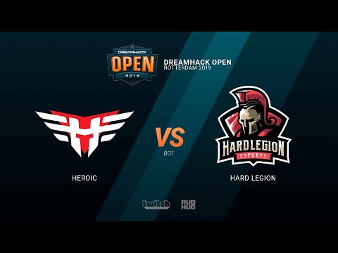 Heroic vs Hard Legion - DreamHack Open Rotterdam 2019 - bo1 - de_overpass [Gromjkeee]