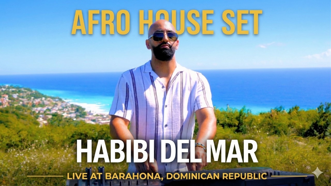 Habibi Del Mar live DJ set filmed on Barahona coastline, Dominican Republic