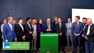 Coletiva de prefeitos sobre a reforma tributária - Salão Nobre - 04/07/23