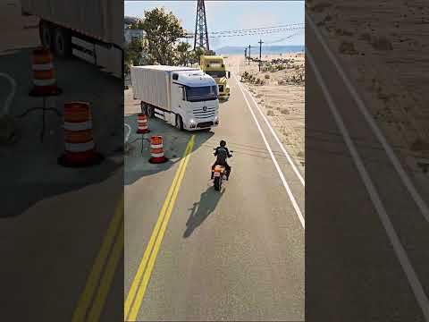 Realistic Highway Car Crashes #131