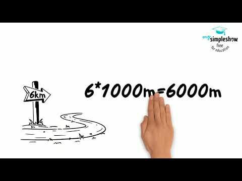 Kilometer in Meter umrechnen
