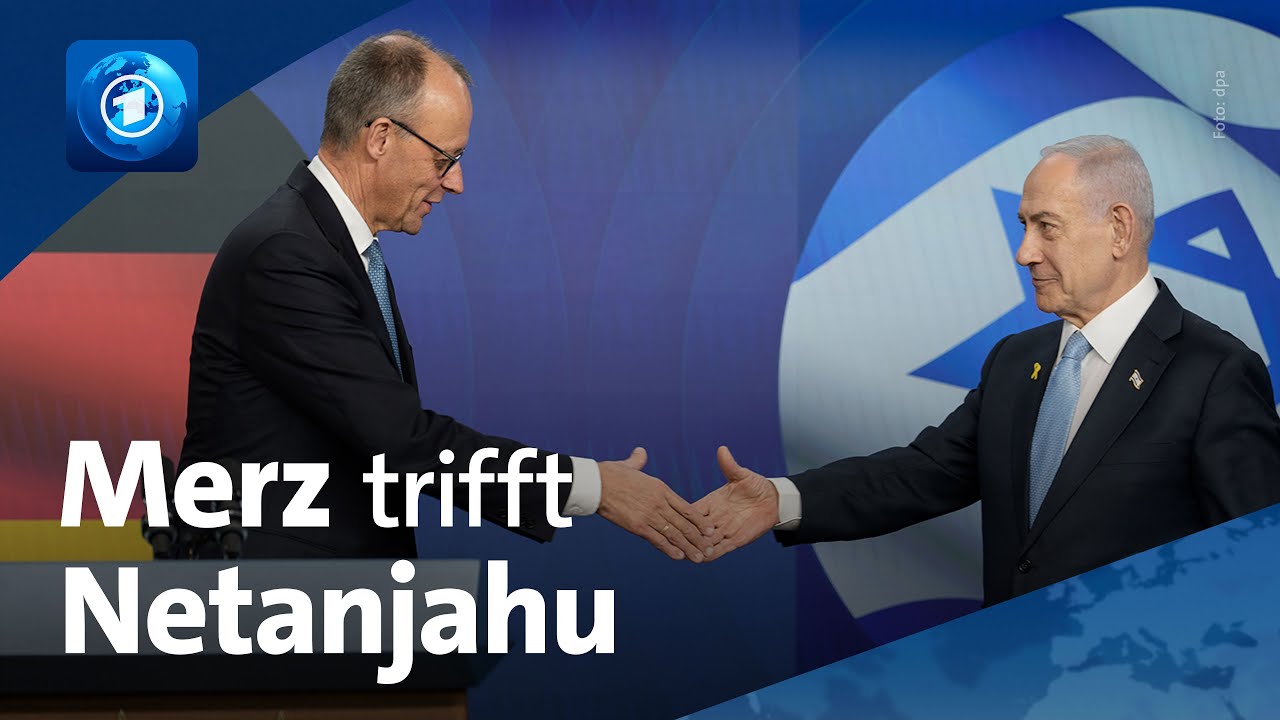 Bundeskanzler Merz trifft Premier Netanjahu in Israel