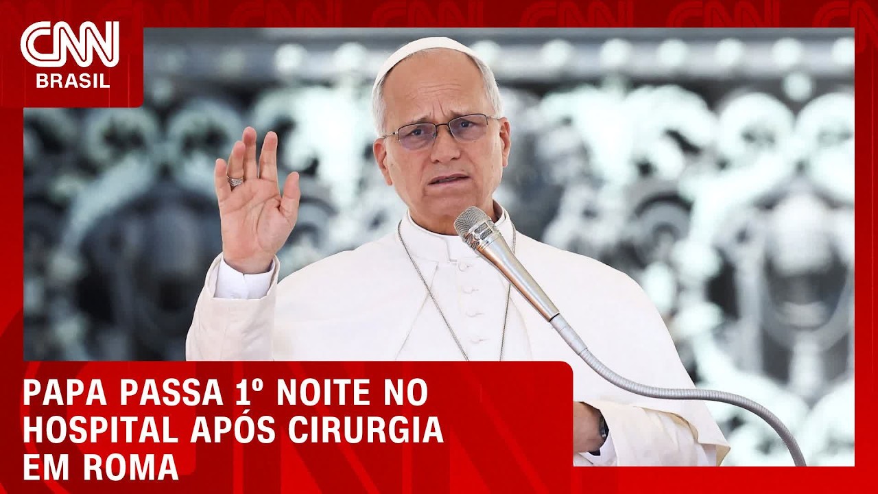 Papa Leão XIV passa noite tranquila no hospital após cirurgia, diz Vaticano | CNN NOVO DIA