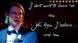 Glee - Something (Lyrics)