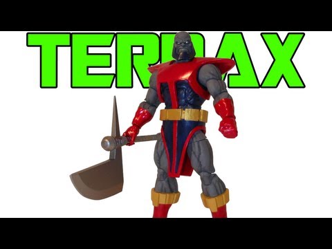 New Marvel Legends - Wave 1 - Terrax BAF Action Figure Review