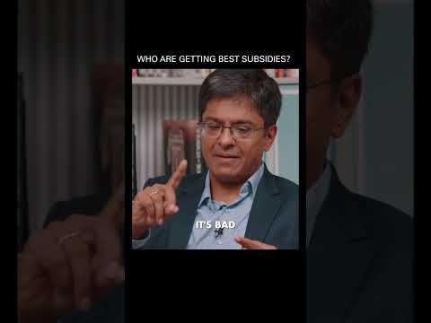 Thumbnail for Karthik Muralidharan talks about Who are getting the Best Subsidies! #shorts by Karthik Muralidharan