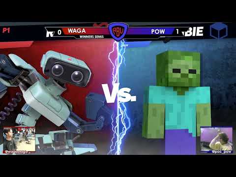 ABU 64: 六文 ROKUMON - Waga (R.O.B.) vs. POW (Steve, Pac-Man) - SSBU