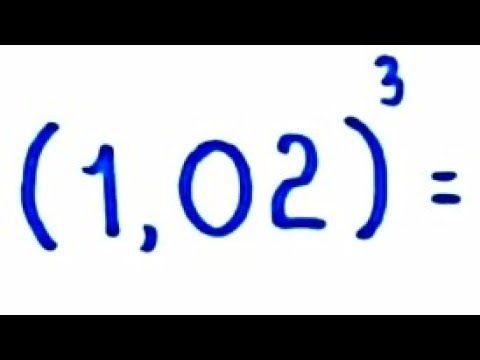 POTÊNCIA COM BASE DECIMAL (1,02)³