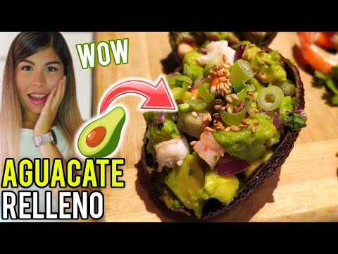 🥑La Mejor Receta Con AGUACATE Facil Y Rapida ¡Aguacate Relleno!