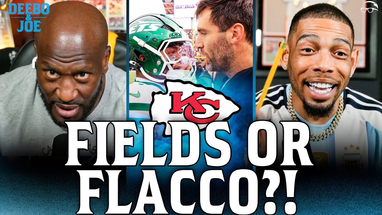 Deebo & Joe DEBATE if Joe Flacco is UPSET the Chiefs signed Justin Fields over him! | Deebo & Joe