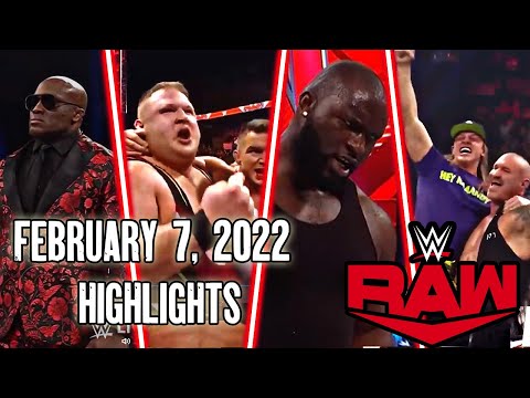 WWE RAW Highlights 7th February 2022 | WWE RAW 7 February 2022 Full Highlights HD