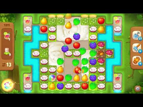 Gardenscapes Level 1311 With No Boosters - Hard Level