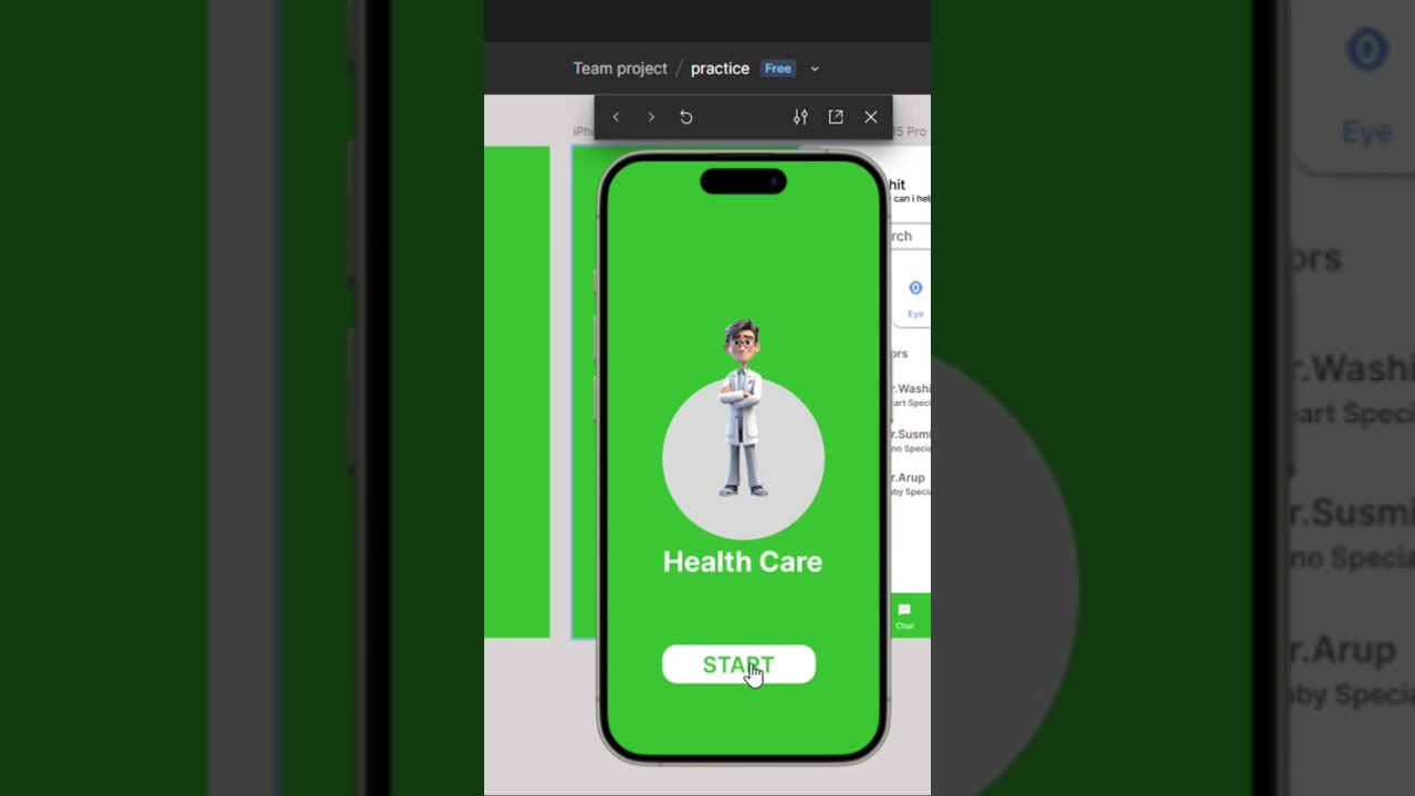 Design a Health Care App in Figma | UI UX Tutorial .