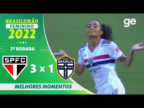 Gols e lances de São Paulo x Real Brasília
