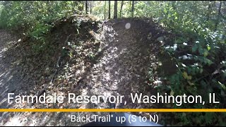 "Back Trail" MTB ride South to North, predominantly uphill.