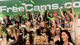AVN Show 2025 | Las Vegas | Myfreecams parties with models