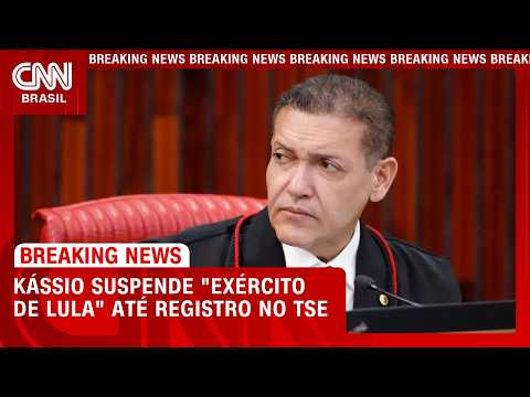 Kassio barra decisão de corregedor e suspende Exército de Lula até registro | LIVE CNN