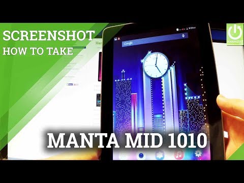 Take a Screenshot on MANTA MID1010 3G - How to Capture Screen