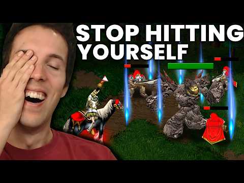 These BRONZE players keep hurting their own units!