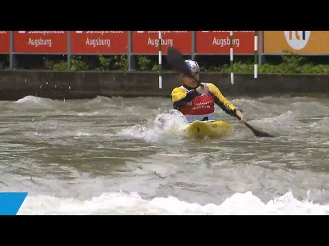 Peter Kauzer, Slovenia - Men's Kayak Semi-Final / 2024 ICF Canoe Slalom World Cup Augsburg Germany