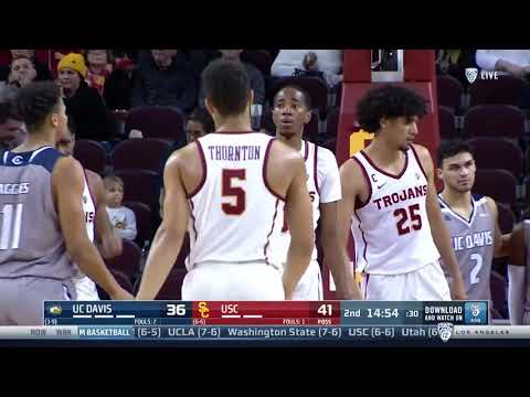 Men's Basketball: USC 73, UC Davis 55 - Highlights 12/30/18