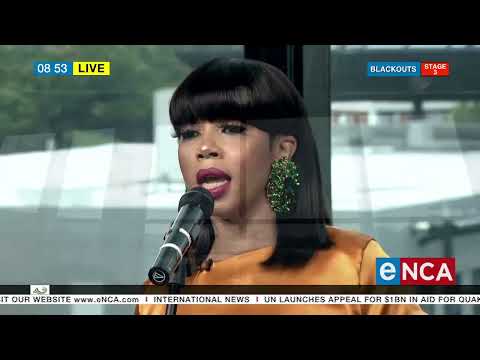 Kelly Khumalo performs live in studio