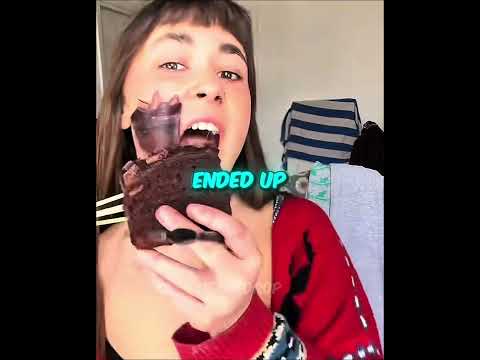 She ate her brothers cake but didn’t realize she was beeing filmed.. #shorts #sad