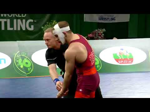 Round 2 FS - 65 kg: L. STIEBER (USA) v. T. OTOGURO (JPN)