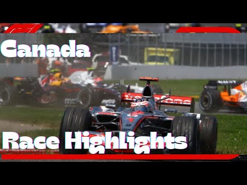 F1 2007 Canadian Grand Prix Extended Race Highlights (Round 6)
