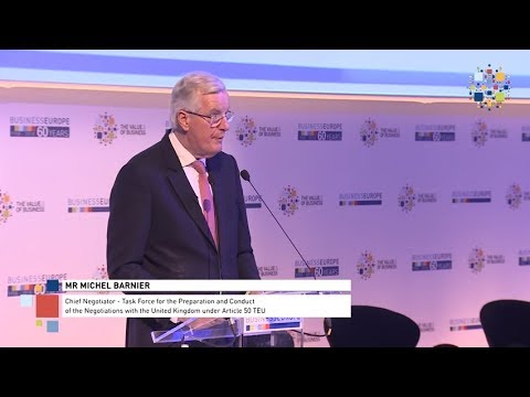 BusinessEurope Day 2018: Keynote speech by Michel Barnier