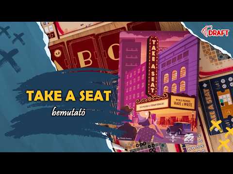 Foglalj helyet! | Take a Seat társasjáték bemutató #hiddengem - :: DRAFT :: Társasjáték vlog