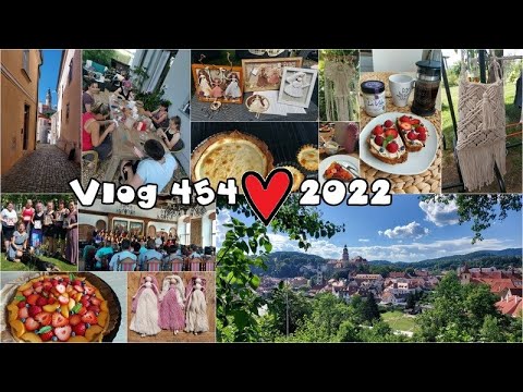 Vlog 454/22 - koláč, macramé s Ivet, Krumlov a koncert Medvíďat