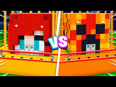 MOST Secure House Battle vs My Little Sister! - Minecraft